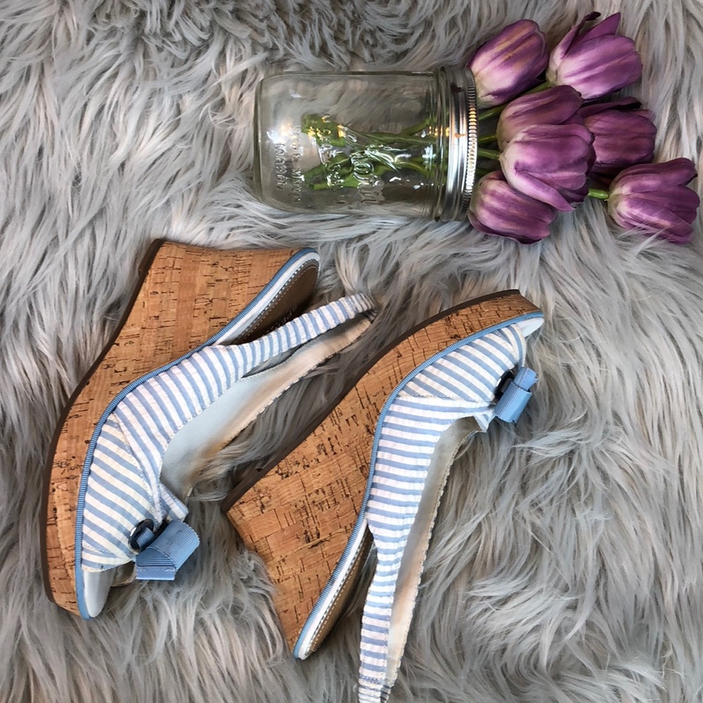 Sperry top sider wedge sandal size 6.5